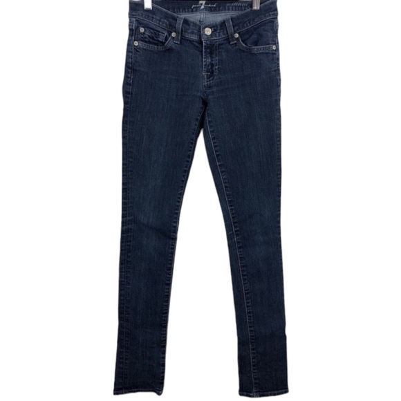 7 For All Mankind Women’s Roxanne Straight Cut Denim Jeans Size 24 - Picture 2 of 8